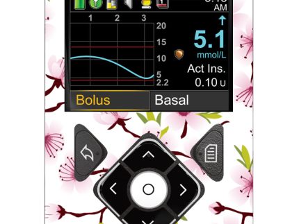 Medtronic 640/670/780G Pump Sticker (White Cherry Blossom)