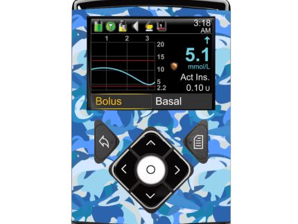 Medtronic 640/670/780G Pump Sticker (Shark Camo)