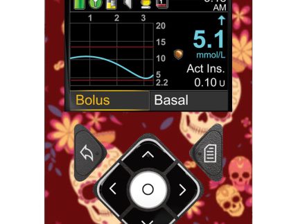 Medtronic 640/670G/780G Pump Sticker (Candy Skulls)