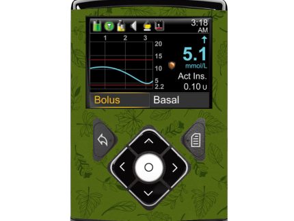Medtronic 640/670/780G Pump Sticker (Forest Leaves)