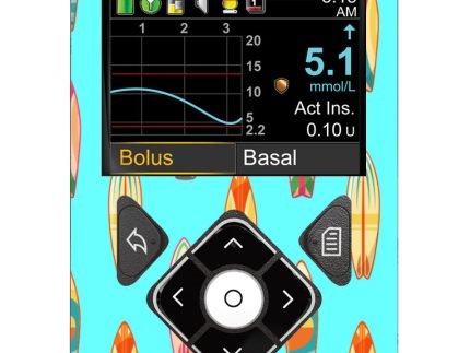 Medtronic 640/670/780G Pump Sticker (Surfboards)