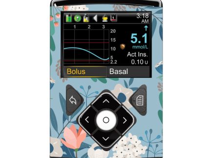 Medtronic 640/670G/780G Pump Sticker (Evening Wildflowers)