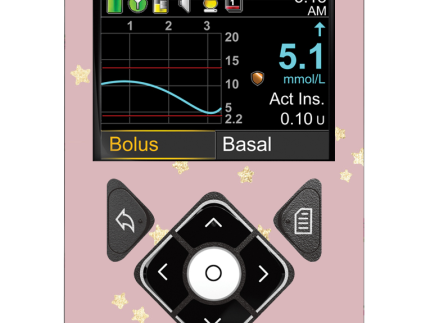 Medtronic 640/670/780G Pump Sticker (Dusky Stars)