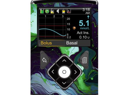 Medtronic 640/670/780G Pump Sticker (Halloween Marble)