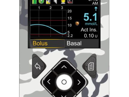 Medtronic 640/670/780G Pump Sticker (Snow Camo)