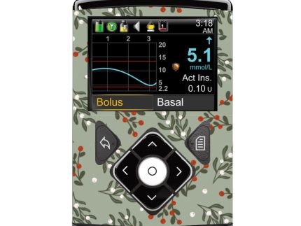 Medtronic 640/670/780G Pump Sticker (Mistletoe)