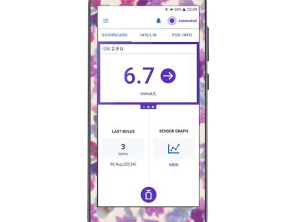 Omnipod 5 Cover Sticker (Bloomy)