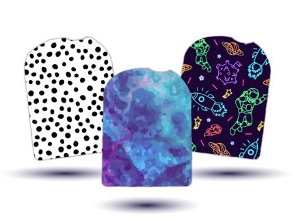 Omnipod Cover Sticker (Purple Space) 3pk