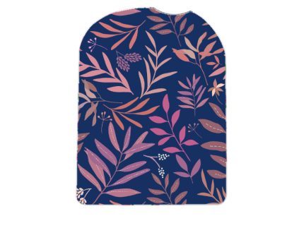 Omnipod Cover Sticker (Navy Leaves)