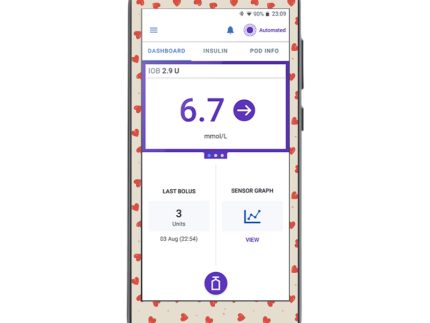 Omnipod 5 Cover Sticker (Lovehearts)
