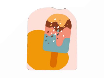 Omnipod Cover Sticker (Melting Ice Lolly)