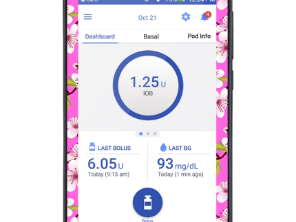 Omnipod DASH Cover (Cherry Blossom)