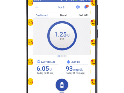 Omnipod DASH Cover (Emojis)