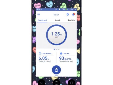 Omnipod DASH Cover Sticker (LOW SUGR)