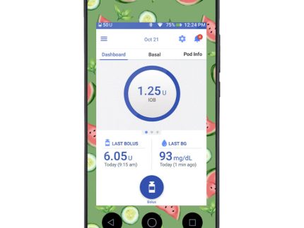 Omnipod DASH Cover (Melon Green Oasis)