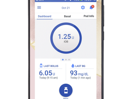 Omnipod DASH Cover (Blush Geo)