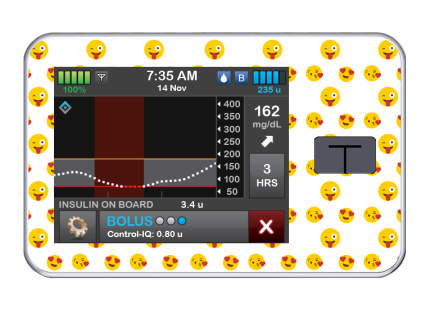 T:slim Cover Sticker (Emoji)
