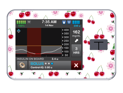 T:slim Cover Sticker (Fruit Cherry)