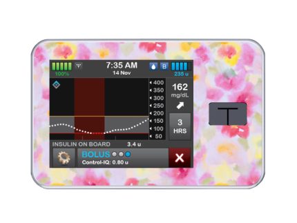 T:slim Cover Sticker (Ditsy)