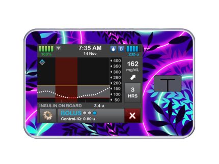 T:slim Cover Sticker (Leafy Lights)